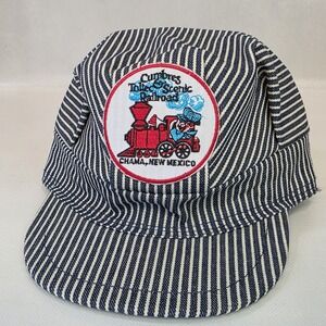 Kids Cumbres Toltec Scenic Railroad Chama New‎ Mexico Round Patch Conductor Hat